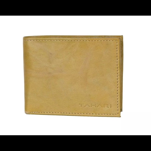 Men’s Leather Antique Bi-fold wallet - Picture 5 of 6